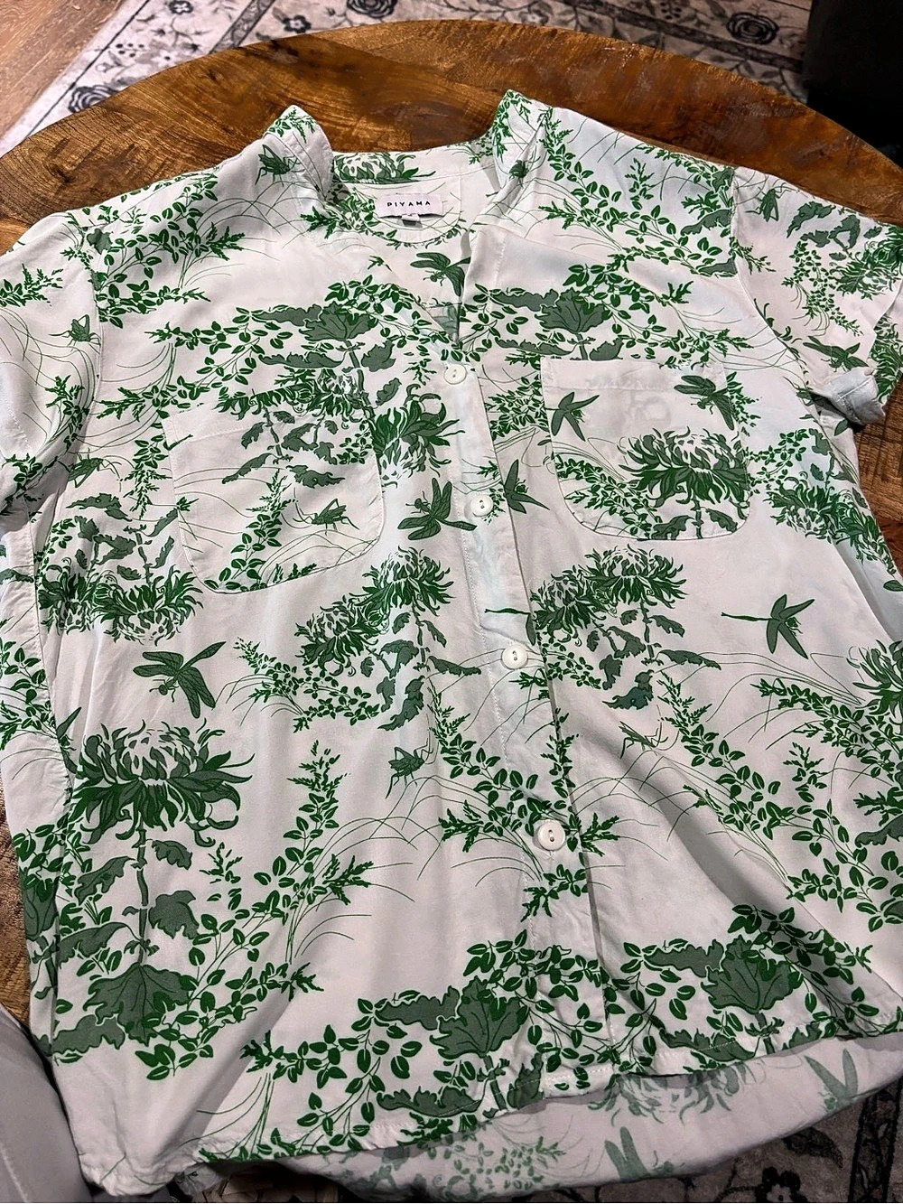 Piyama Marlon Sleep Set - ECOVERO - Botanic Shirt Small